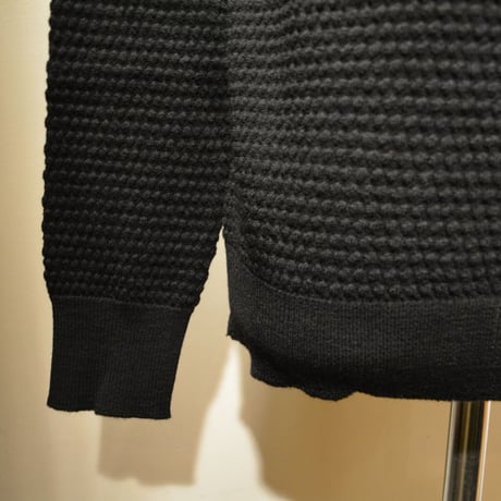 GRP crewneck “spotknit” NERO(ブラック)