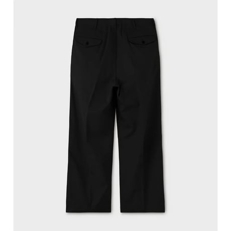 PHIGVEL‐MAKERS Co．Officer Trousers - Wide（INK BLACK）