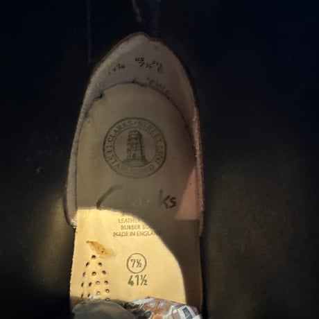 -DEAD STOCK- Clarks desert boot made in England