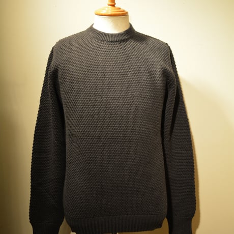 GRP WAFFLEKNIT‐mediumweight‐ antracite (チャコールグレー)