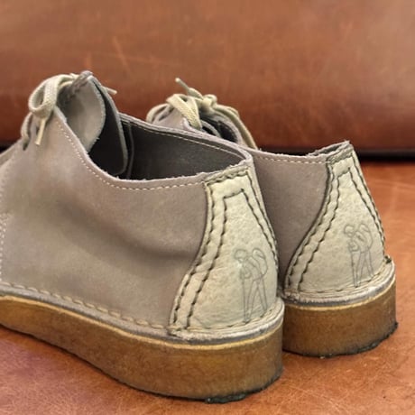 DEADSTOCK Clarks “Desert Trek”  color  gray suède made in  England🏴󠁧󠁢󠁥󠁮󠁧󠁿