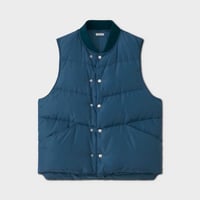 PHIGVEL‐MAKERS Co. PMAU-VT01 MOUNTAINEER DOWN VEST (CERULEAN)
