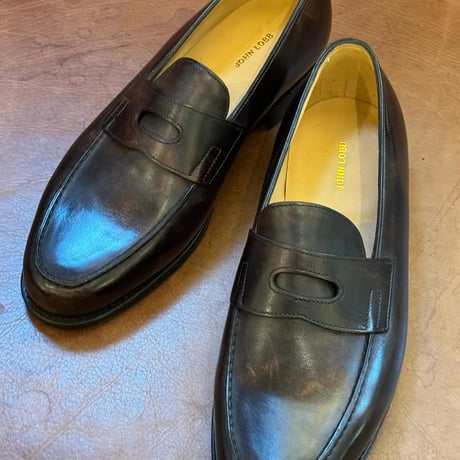 JOHN LOBB “LOPEZ” Last#4395 museumcalf DARK BROWN size６1/2 Ｅ