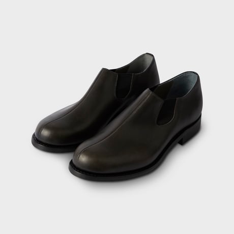 PHIGVEL‐MAKERS Co. × Lady White Co. PMLW-SH02 SPLIT SEAM SHOE（CHARCOAL / BLACK）