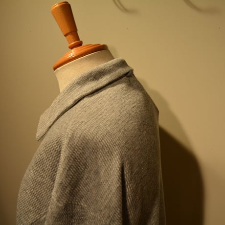 kenneth field L/S POLO  ‐GRAY‐