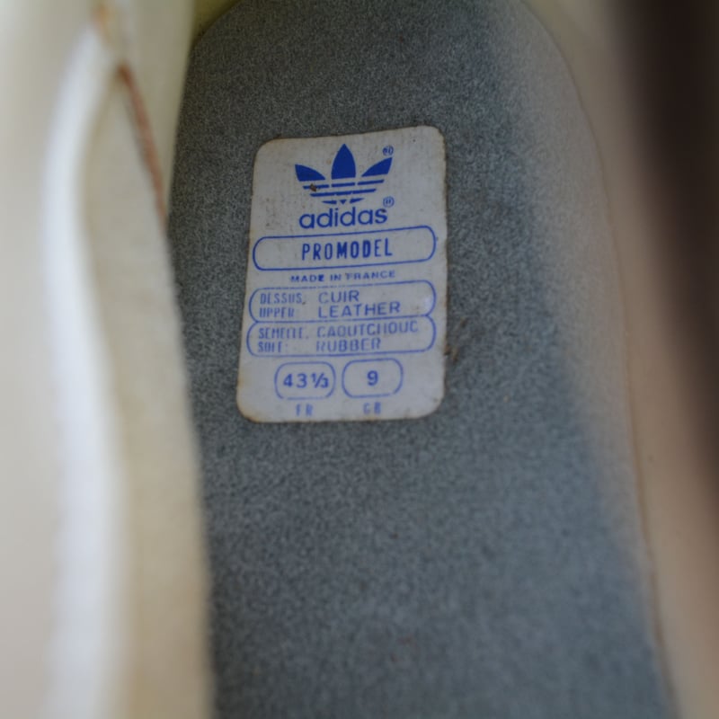 adidas PROMODEL (金ベロ) made in France ‐DEADSTOCK 