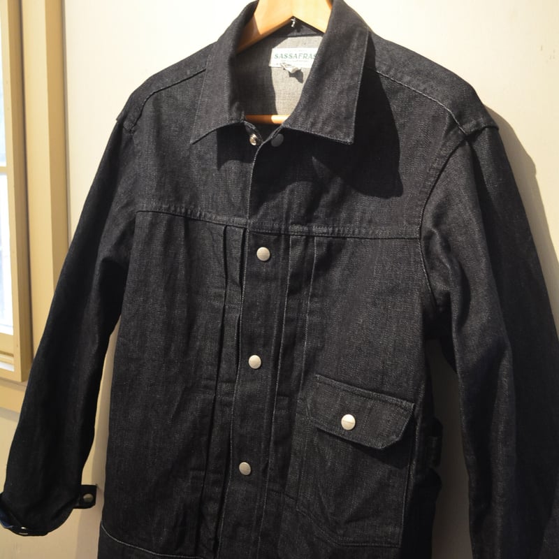 ジャケット・アウター sassafras GARDENER JACKET(CORDUROY) SASSAFRAS Gardener Jacket 14W Corduroy / 14oz Old Denim