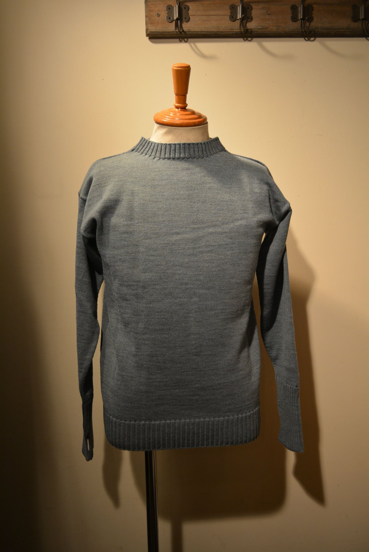 Light Grey Andersen Andersen Navy Crewneck ANDERSEN-ANDERSEN