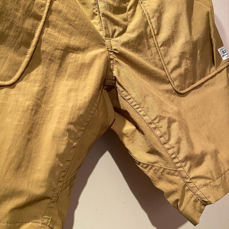 SASSAFRAS -Whole Hole Pants 1/2- (CAMEL) | cr...