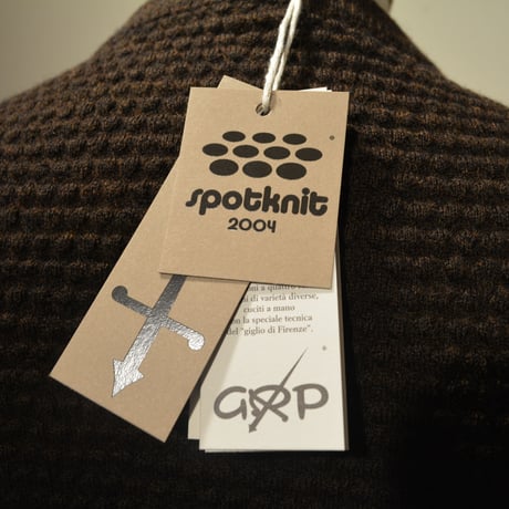 GRP crewneck “spotknit” MARRON(ブラウン)