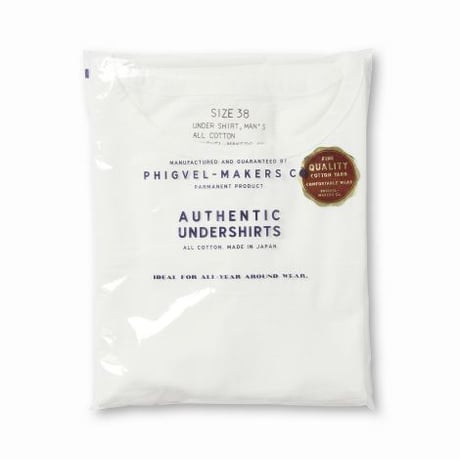 PHIGVEL‐MAKERS Co．Naval Tee -OffWhite-