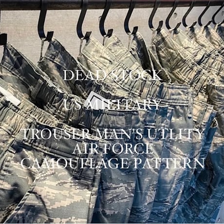 DEAD STOCK ”TROUSER MAN'S UTLITY AIR FORCE CAMOUFLAGE PATTERN” size 30-Ｓ