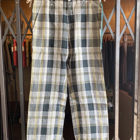 kenneth field ceremonyⅡwide plaids green
