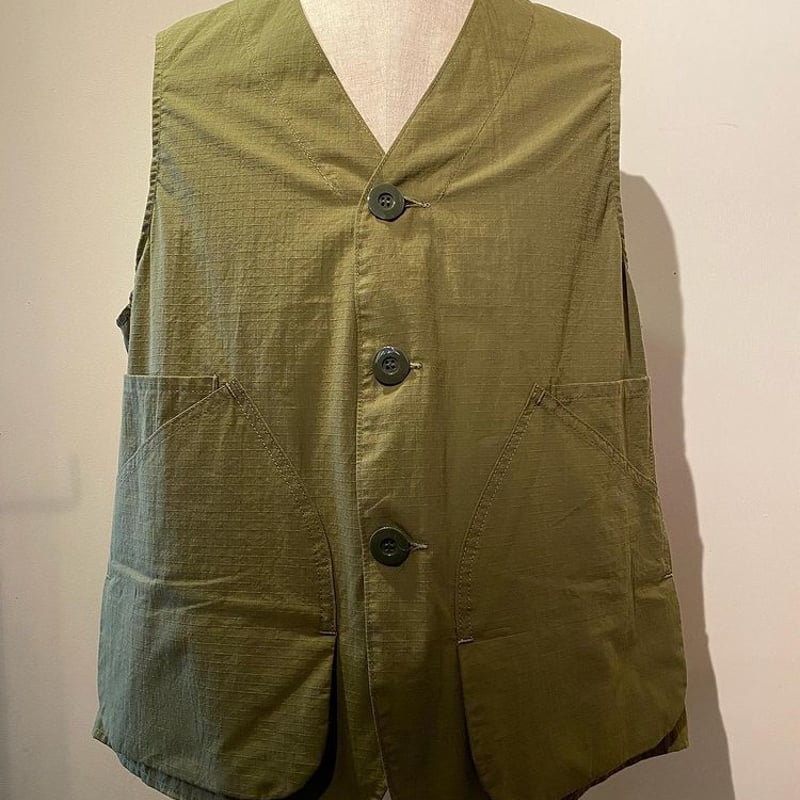 SASSAFRAS-Landscaper Vest-Olive( cotton ripstop SASSAFRAS-Landscaper Vest-Olive( cotton ripstop