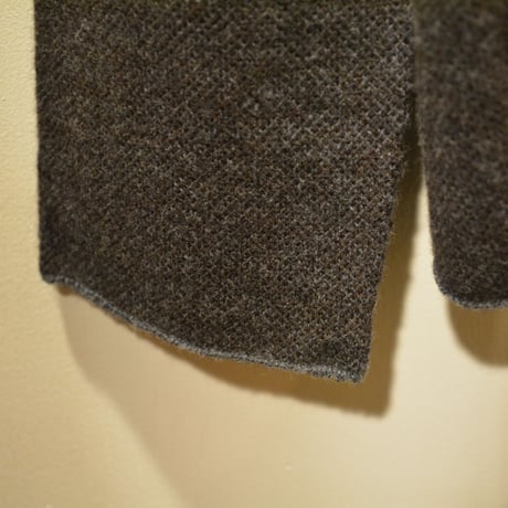 -seldom- V‐neck sweater　‐BROWN‐