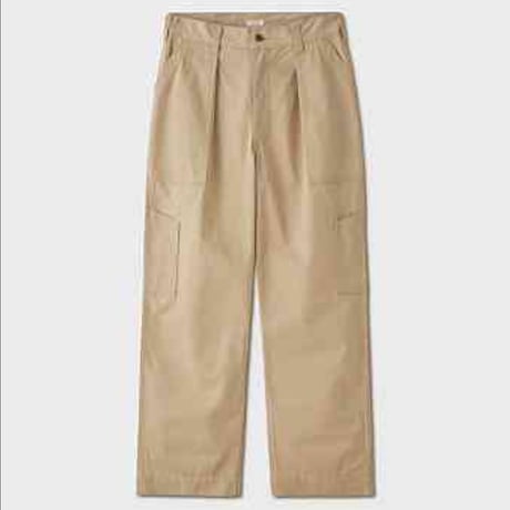 PHIGVEL‐MAKERS Co．Chino Cloth Flight Trousers (khaki beige)