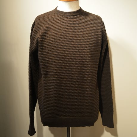 GRP crewneck “spotknit” MARRON(ブラウン)