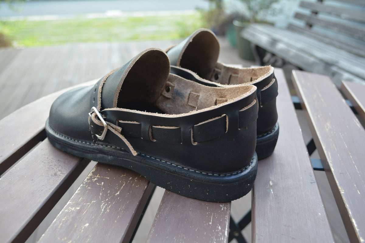 Fernand leather MIDDLE ENGLISH ブラック FERNAND LEATHER フェルナンドレザー MIDDLE ENGLISH ミドル
