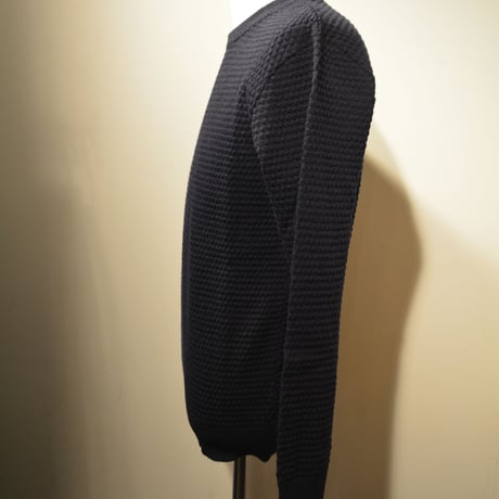 GRP crewneck ‐spotknit‐ BLU(ネイビー)
