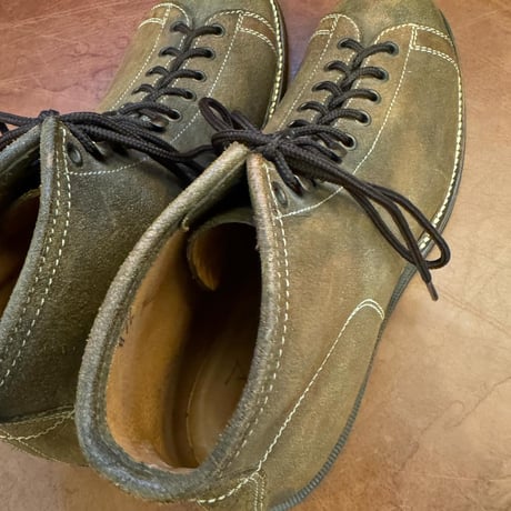 ZINTALA LINE-MAN BOOTS  GUIDI&ROSELLINI OLIVE VACETTA LEATHER