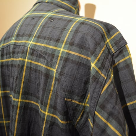 SASSAFRAS ‐green thunb shirt‐ tartan check (GREEN)