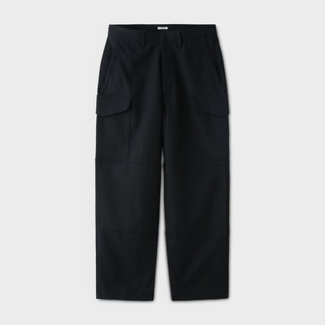PHIGVEL‐MAKERS Co.  DOUBE CLOTH CARGO TROUSER (DUST BLACK)
