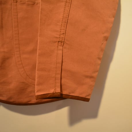 kenneth field -JACKET-（RUST）55 %cotton/45%linen