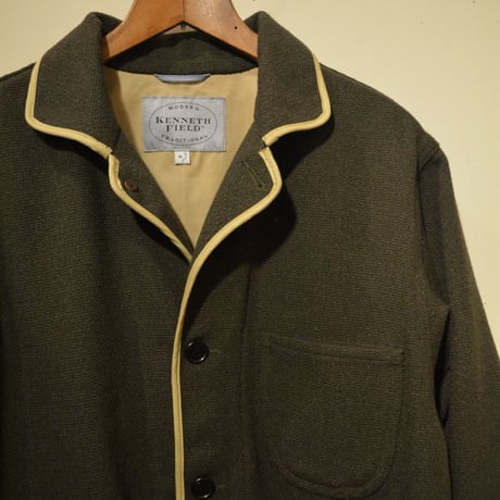 kenneth field -outfitters jacket-  DOBBYMELTON(OLIVE)