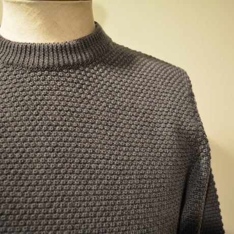 GRP WAFFLEKNIT‐mediumweight‐ grigio(ライトグレー)