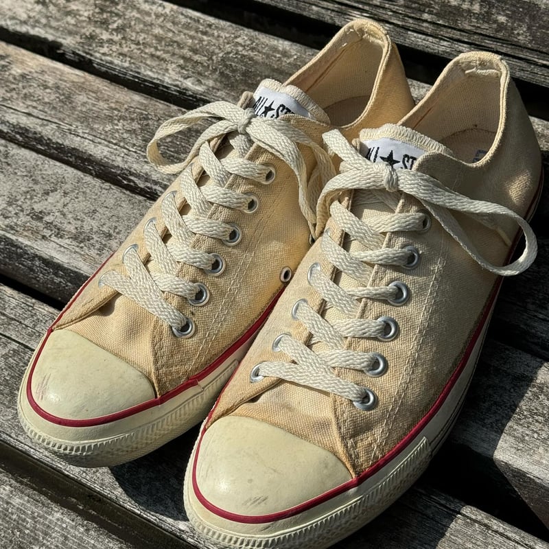 全品送料0円 CONVERSE◇ローカットスニーカー/US8.5/KHK/90S/USA製