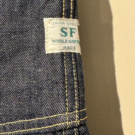 SASSAFRAS Fall Leaf Pants 1/2 13.5o.z Denim size Ｍ