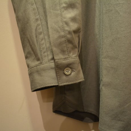Frank Leder-bedlinenshirt- (OldStyle) OLIVE