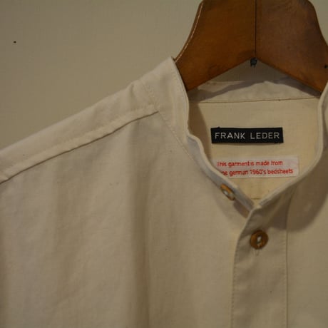 -Frankleder- bedlinenshirt (StandCollar)