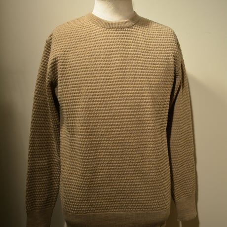 GRP crewneck “spotknit” BEIGE(ベージュ)