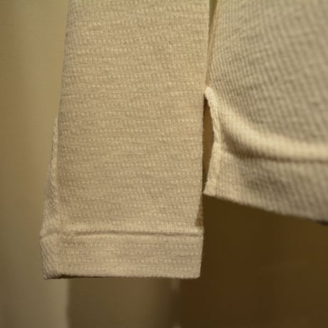 kenneth field  L/S THERMAL CREWNECK(NATURAL)