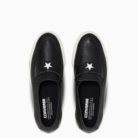 converse addict 10.10 one star loafer BLACK LEATHER