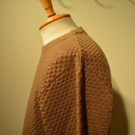 GRP WAFFLEKNIT‐lightweight‐ CAMEL