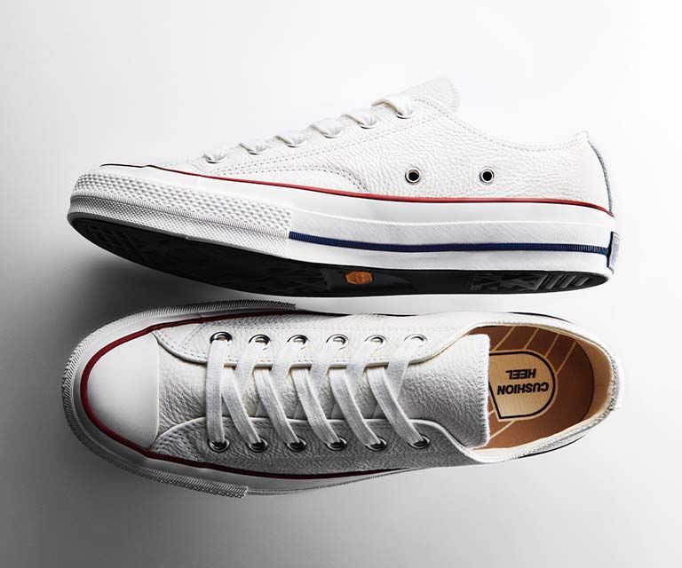 CONVERSE ADDICT CHUCK TAYLOR LEATER Low (White...