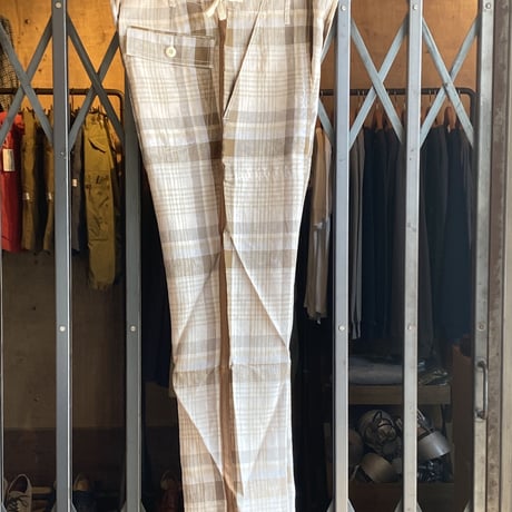kenneth field ceremonyⅡwide plaids brown