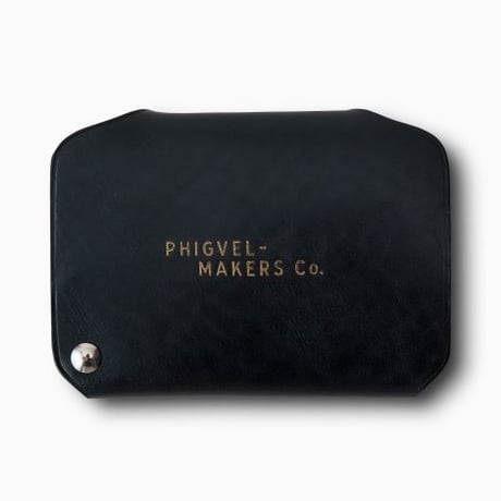 PHIGVEL‐MAKERS Co． pm‐㏄ card case -black-