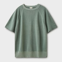 PHIGVEL MAKERS & Co. PMAJ-CL01 / LINEN SS SWEAT‐FRENCHKHAKI‐