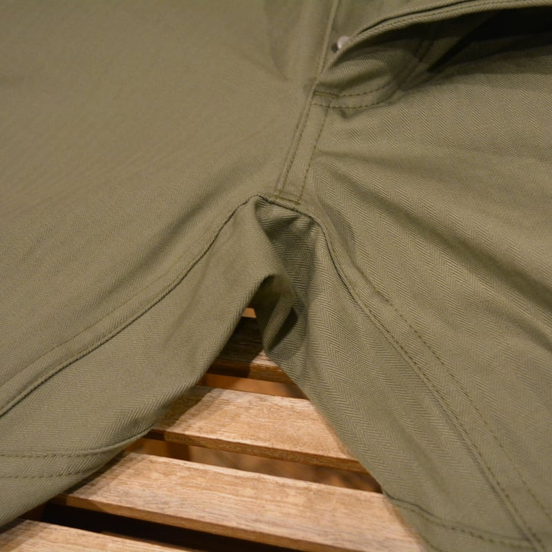 GQ2564◇SASSAFRAS : Sprayer Stream Pants◇ SASSAFRAS -sprayer stream pants‐OliveHBT | cred