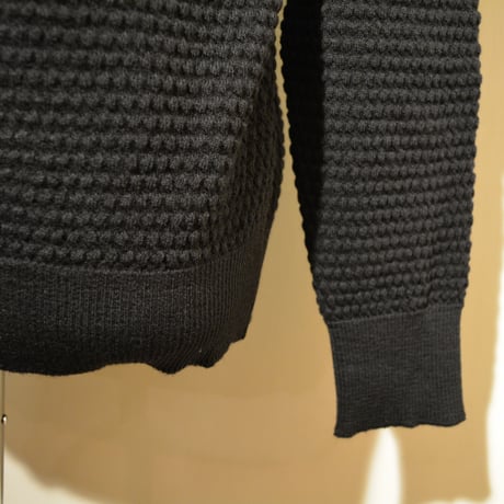 GRP crewneck “spotknit” NERO(ブラック)
