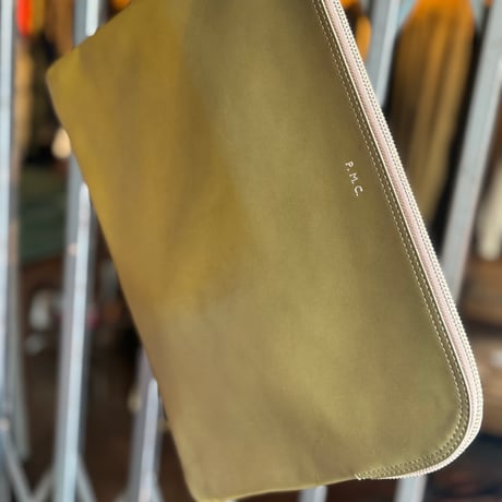 PHIGVEL‐MAKERS Co．Leather Purse LL‐G.Olive‐