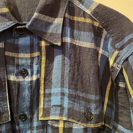 kenneth field -FIELD SHIRTS-（LINEN PLAIDS）