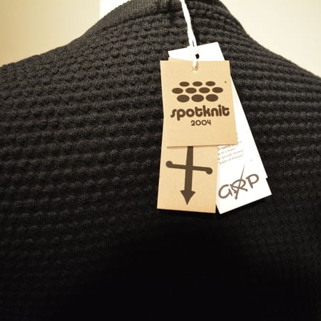 GRP crewneck “spotknit” NERO(ブラック)