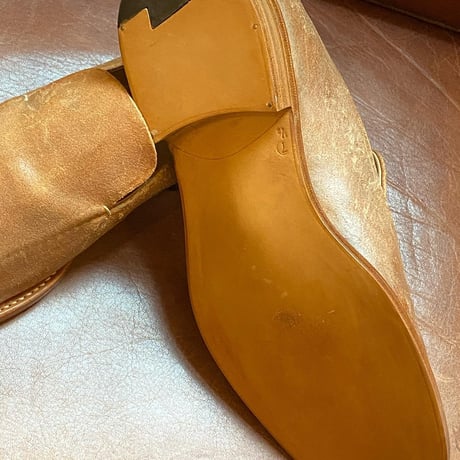 ZINTALA “ELASTICO”  Natural Vacchetta Leather  size  UK 7h＆8