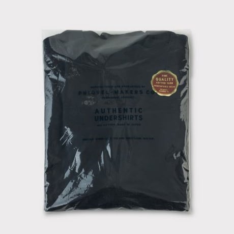 PHIGVEL‐MAKERS Co. PM‐VTGT05 HIGHNECK LS TEE (InkBlack)