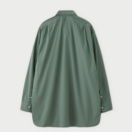 PHIGVEL‐MAKERS Co． -permanent- CLASSIC LONG DRESS SHIRT (SAGE GREEN)