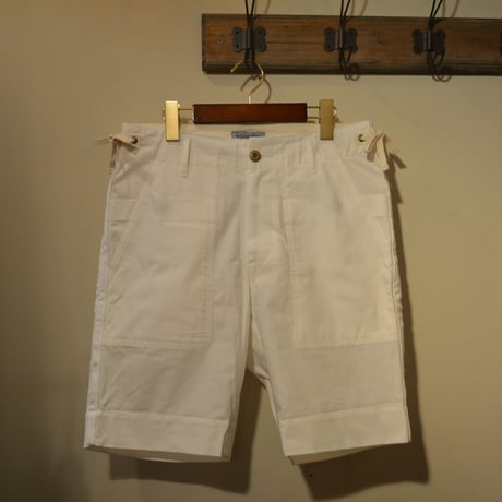 KENNETH FIELD CEREMONY Ⅱ SHORTS -LIPSTOP＆HBT(WHITE)-
